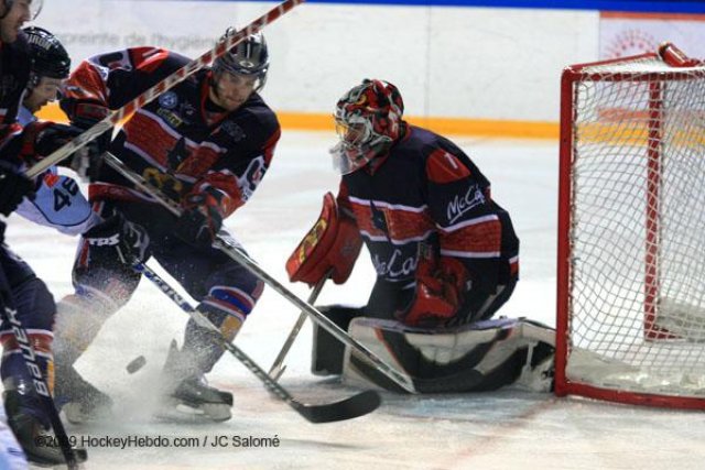 Photo hockey match Grenoble  - Angers  le 28/11/2009