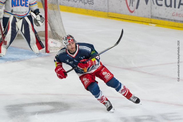 Photo hockey match Grenoble  - Nice le 01/03/2026