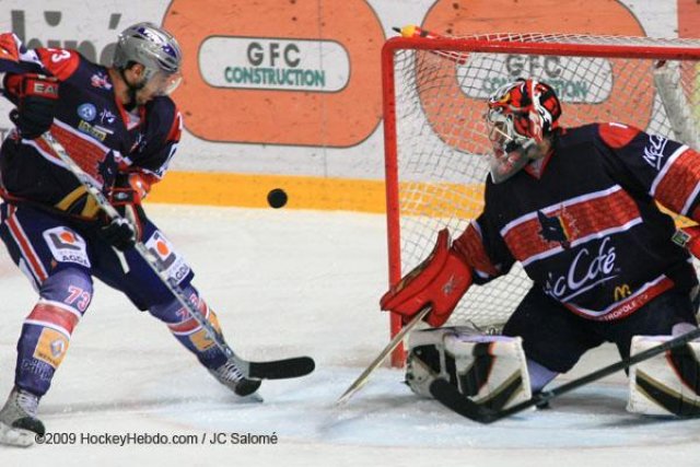 Photo hockey match Grenoble  - Angers  le 28/11/2009
