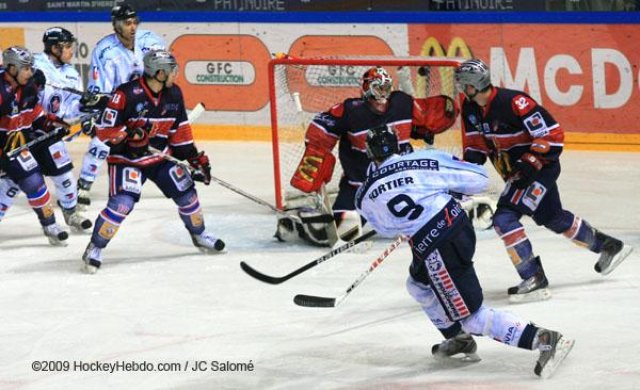 Photo hockey match Grenoble  - Angers  le 28/11/2009