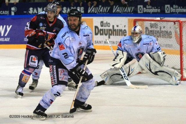 Photo hockey match Grenoble  - Angers  le 28/11/2009