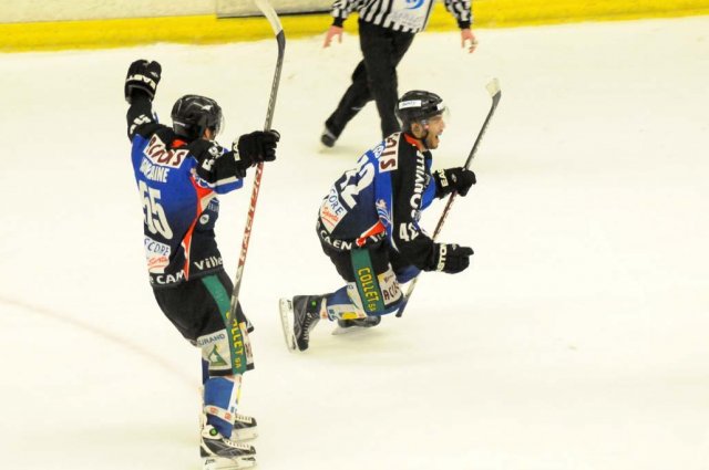 Photo hockey match Caen  - Brest  le 04/12/2009