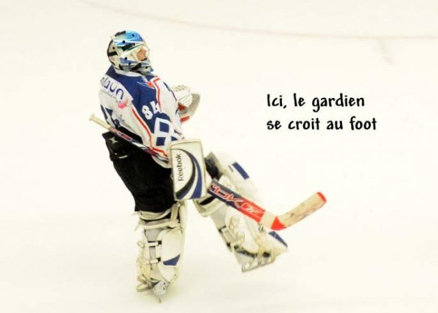 Photo hockey match Caen  - Brest  le 04/12/2009