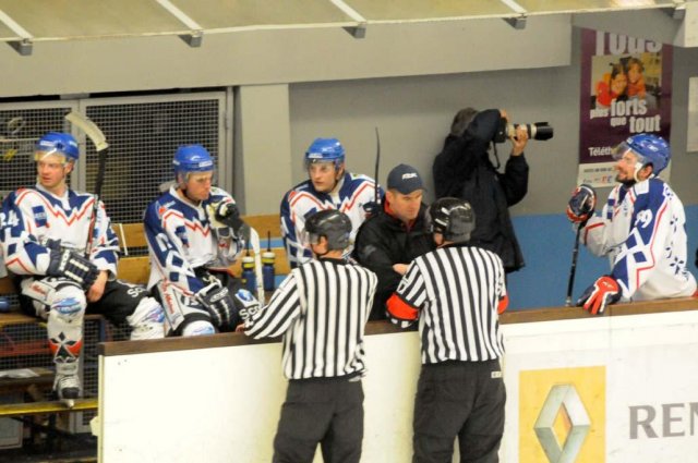Photo hockey match Caen  - Brest  le 04/12/2009