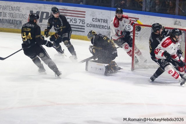 Photo hockey match Rouen - Amiens  le 13/03/2026
