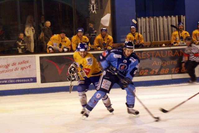 Photo hockey match Angers  - Dijon  le 04/12/2009