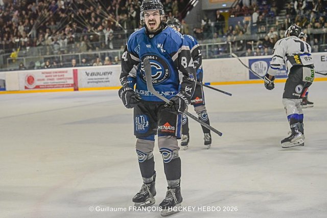 Photo hockey match Nantes - Courchevel-Méribel-Pralognan le 13/03/2026