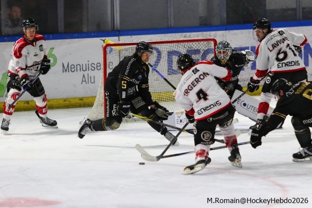 Photo hockey match Rouen - Amiens  le 14/03/2026