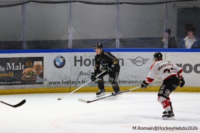 Photo hockey match Rouen - Amiens  le 14/03/2026