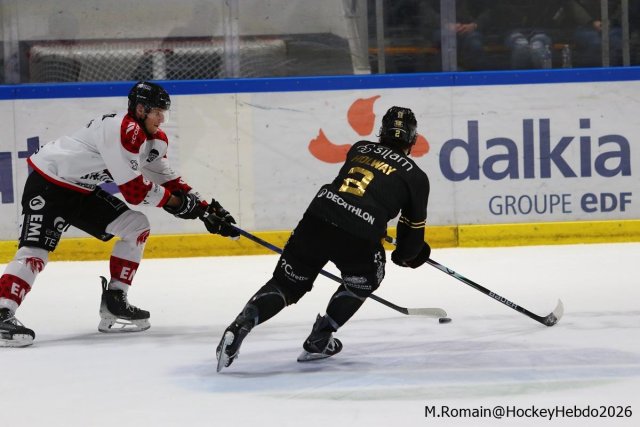 Photo hockey match Rouen - Amiens  le 14/03/2026