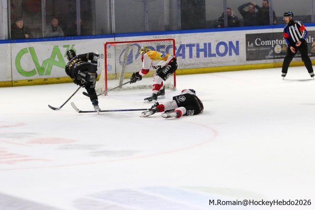 Photo hockey match Rouen - Amiens  le 14/03/2026