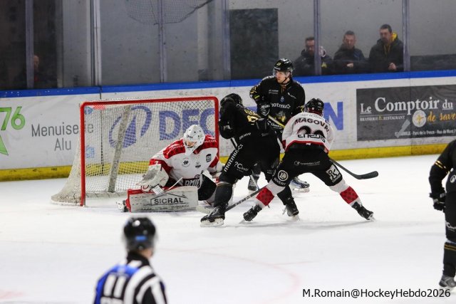Photo hockey match Rouen - Amiens  le 14/03/2026