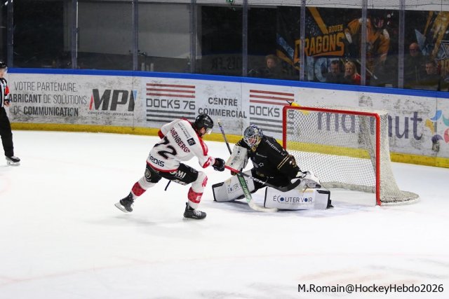 Photo hockey match Rouen - Amiens  le 14/03/2026