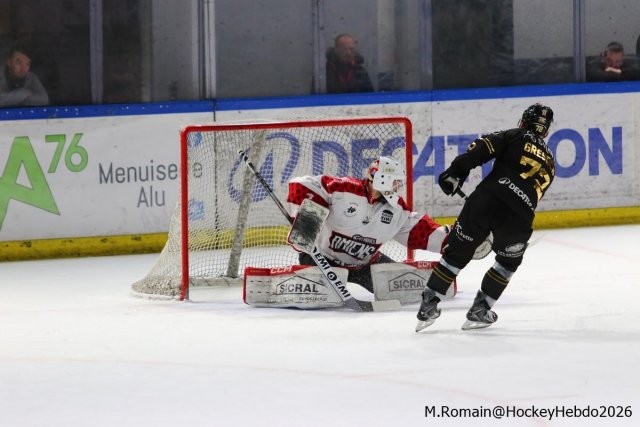 Photo hockey match Rouen - Amiens  le 14/03/2026