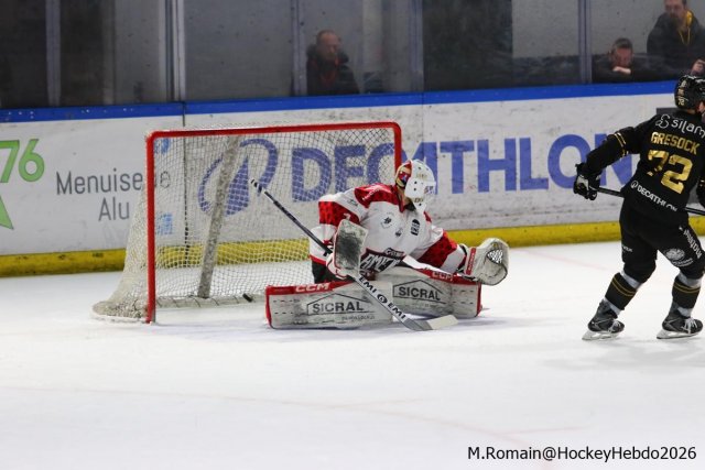 Photo hockey match Rouen - Amiens  le 14/03/2026