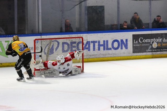 Photo hockey match Rouen - Amiens  le 14/03/2026