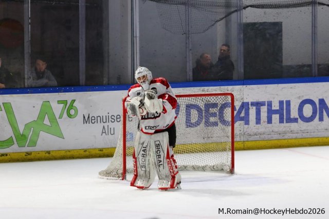 Photo hockey match Rouen - Amiens  le 14/03/2026