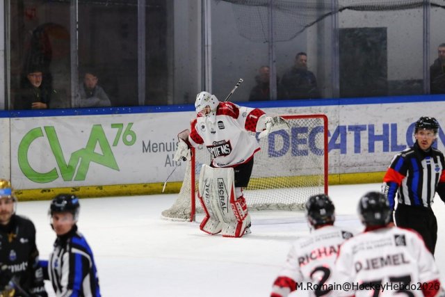Photo hockey match Rouen - Amiens  le 14/03/2026