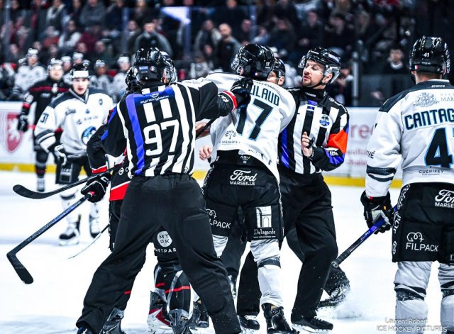 Photo hockey match Bordeaux - Marseille le 14/03/2026