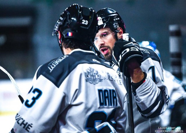 Photo hockey match Bordeaux - Marseille le 14/03/2026