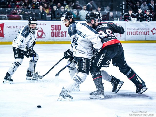 Photo hockey match Bordeaux - Marseille le 14/03/2026