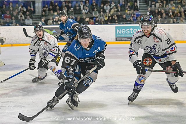 Photo hockey match Nantes - Courchevel-Méribel-Pralognan le 14/03/2026