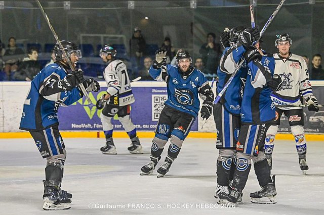 Photo hockey match Nantes - Courchevel-Méribel-Pralognan le 14/03/2026