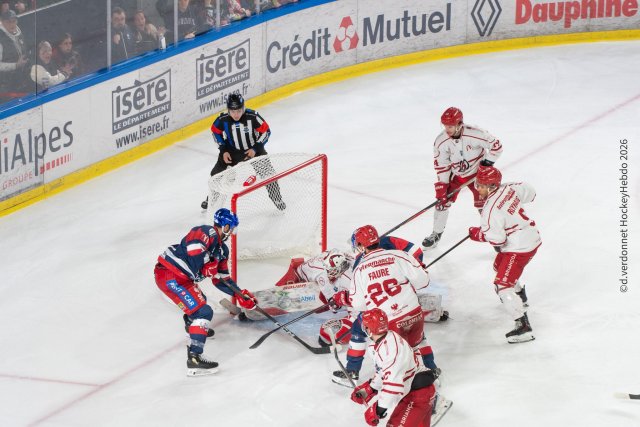Photo hockey match Grenoble  - Briançon  le 21/03/2026