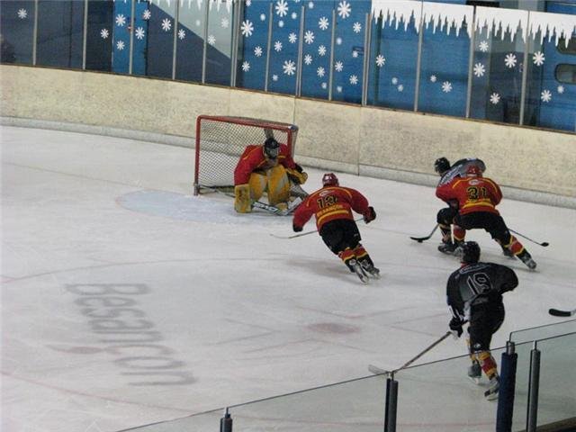 Photo hockey match Besançon - Mulhouse U20 le 05/12/2009