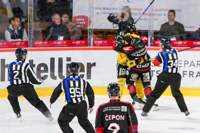 Photo hockey match Amiens  - Rouen le 23/03/2026