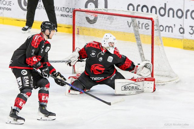 Photo hockey match Amiens  - Rouen le 23/03/2026