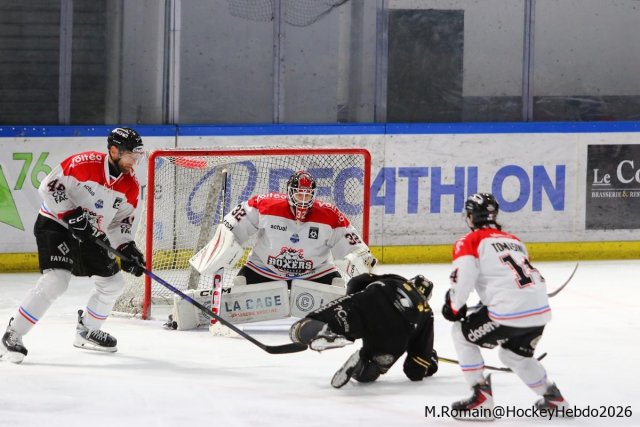 Photo hockey match Rouen - Bordeaux le 27/03/2026
