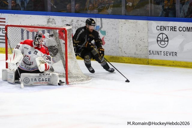 Photo hockey match Rouen - Bordeaux le 28/03/2026