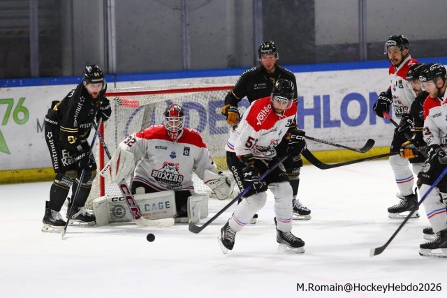 Photo hockey match Rouen - Bordeaux le 28/03/2026