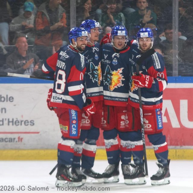 Photo hockey match Grenoble  - Angers  le 04/04/2026