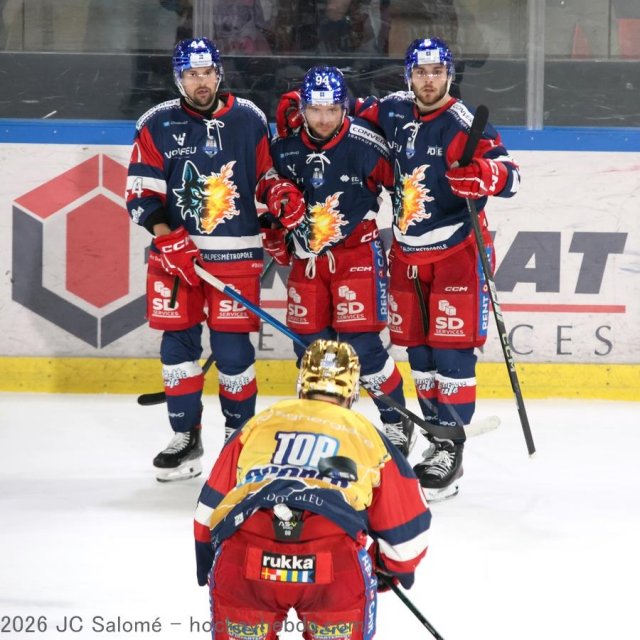 Photo hockey match Grenoble  - Angers  le 04/04/2026