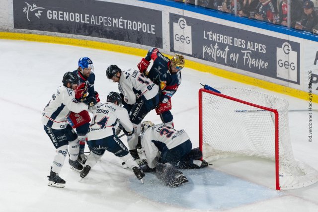 Photo hockey match Grenoble  - Angers  le 04/04/2026