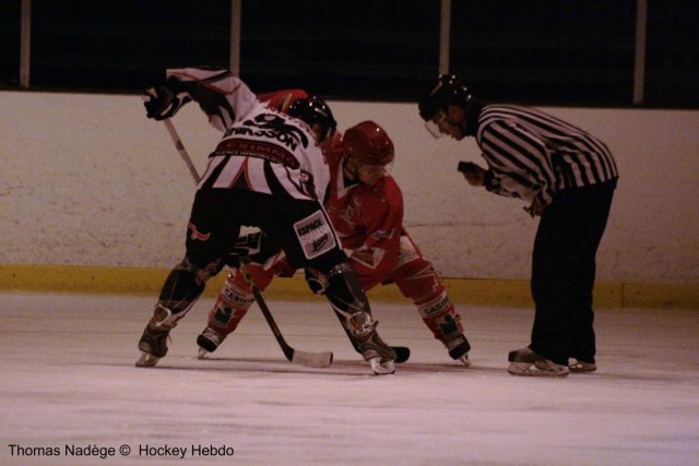 Photo hockey match Amnéville - Mulhouse le 05/12/2009