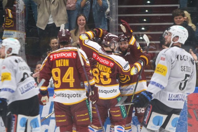 Photo hockey match Genève - Fribourg le 10/04/2026