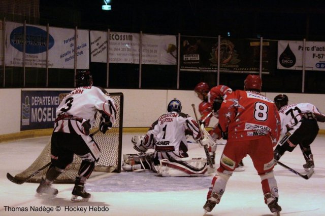 Photo hockey match Amnéville - Mulhouse le 05/12/2009