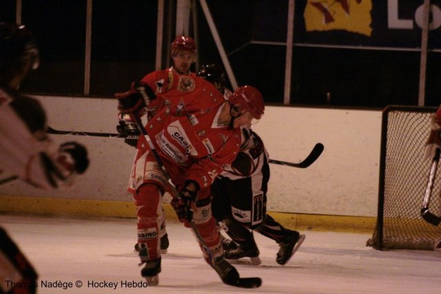 Photo hockey match Amnéville - Mulhouse le 05/12/2009