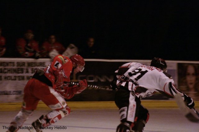 Photo hockey match Amnéville - Mulhouse le 05/12/2009