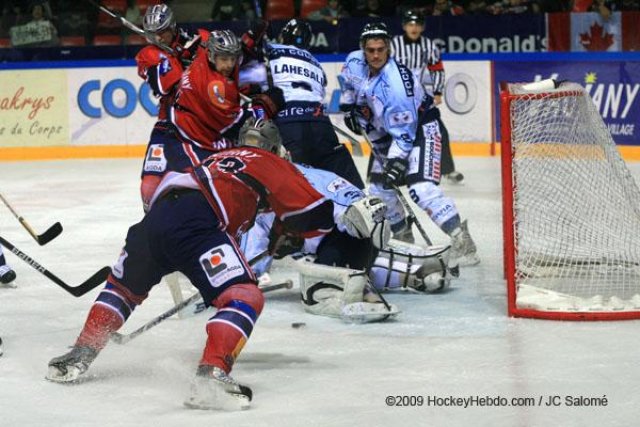 Photo hockey match Grenoble  - Angers  le 08/12/2009
