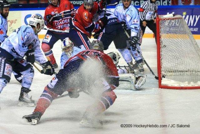 Photo hockey match Grenoble  - Angers  le 08/12/2009