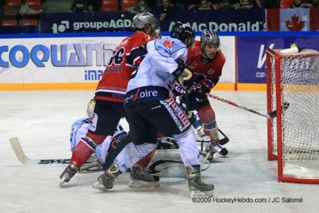 Photo hockey match Grenoble  - Angers  le 08/12/2009