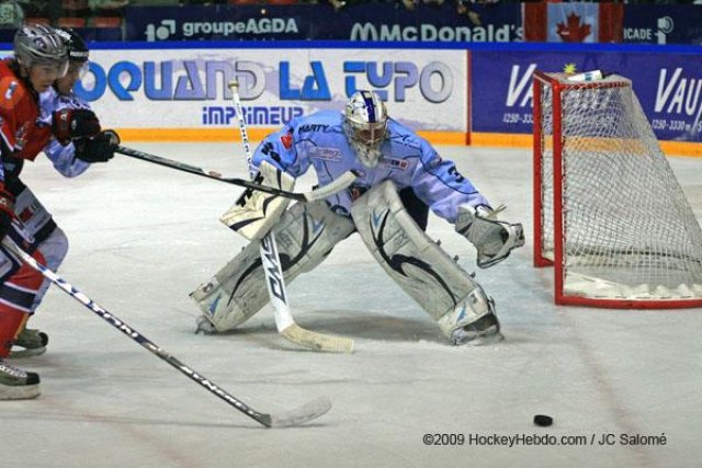 Photo hockey match Grenoble  - Angers  le 08/12/2009