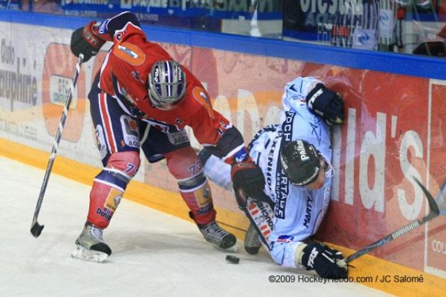 Photo hockey match Grenoble  - Angers  le 08/12/2009