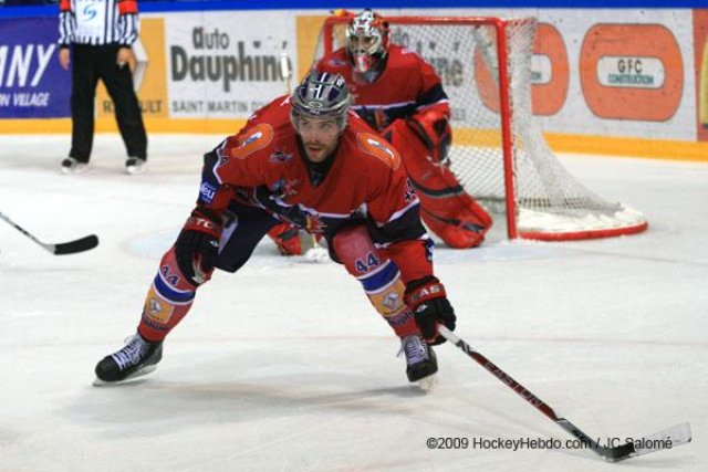 Photo hockey match Grenoble  - Angers  le 08/12/2009