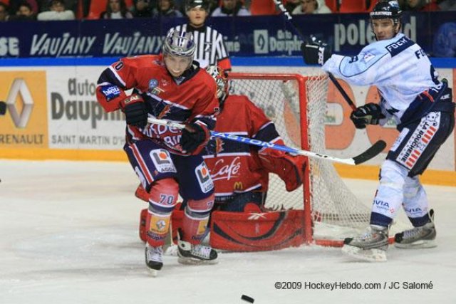 Photo hockey match Grenoble  - Angers  le 08/12/2009