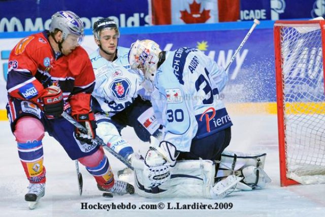 Photo hockey match Grenoble  - Angers  le 08/12/2009